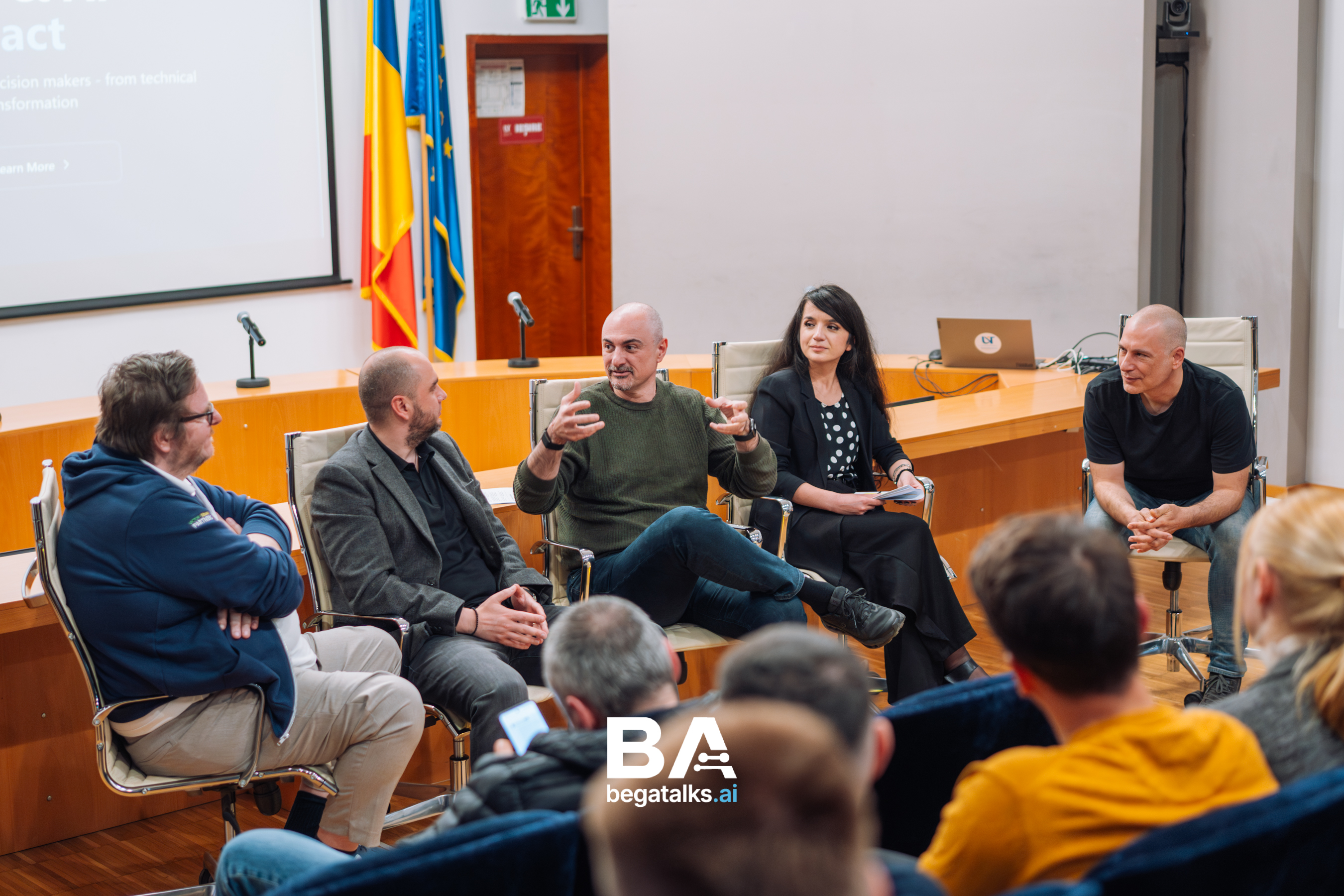 The networking hour after the panel